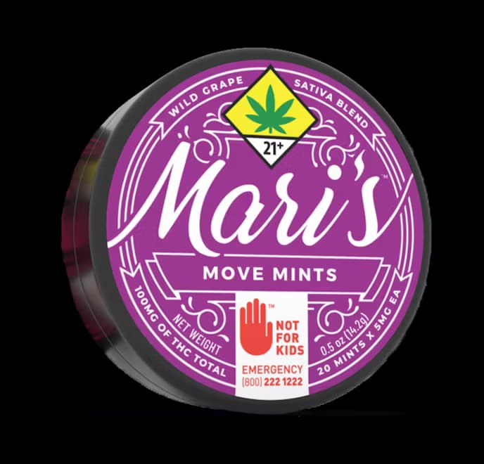 100mg - 20pk - Blue Raspberry - Mari's Mints - Edibles - Mints - I