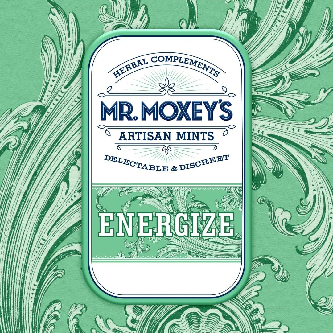 300mg - 20pk - 1:1:1 Energize Peppermints - Mr. Moxey's - CBG/THC/CBC