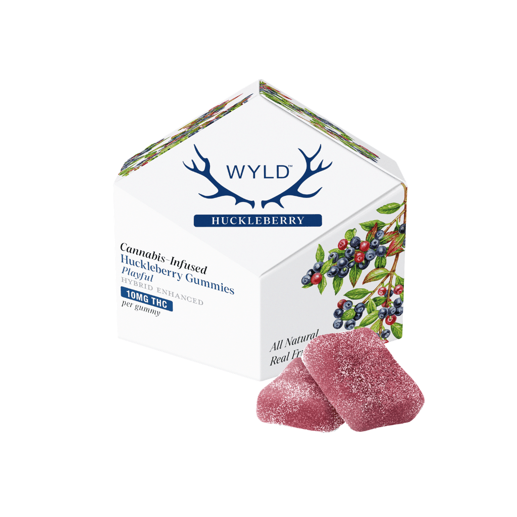 100mg - 10pk - Huckleberry - Wyld - DOH Edible - DOH Compliant - H