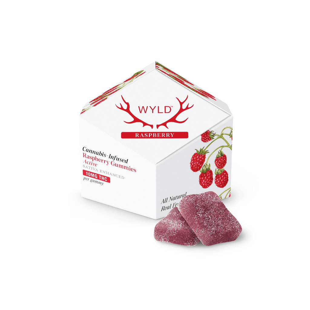 100mg - 10pk - Raspberry - Wyld - DOH Edible - Gummies - S