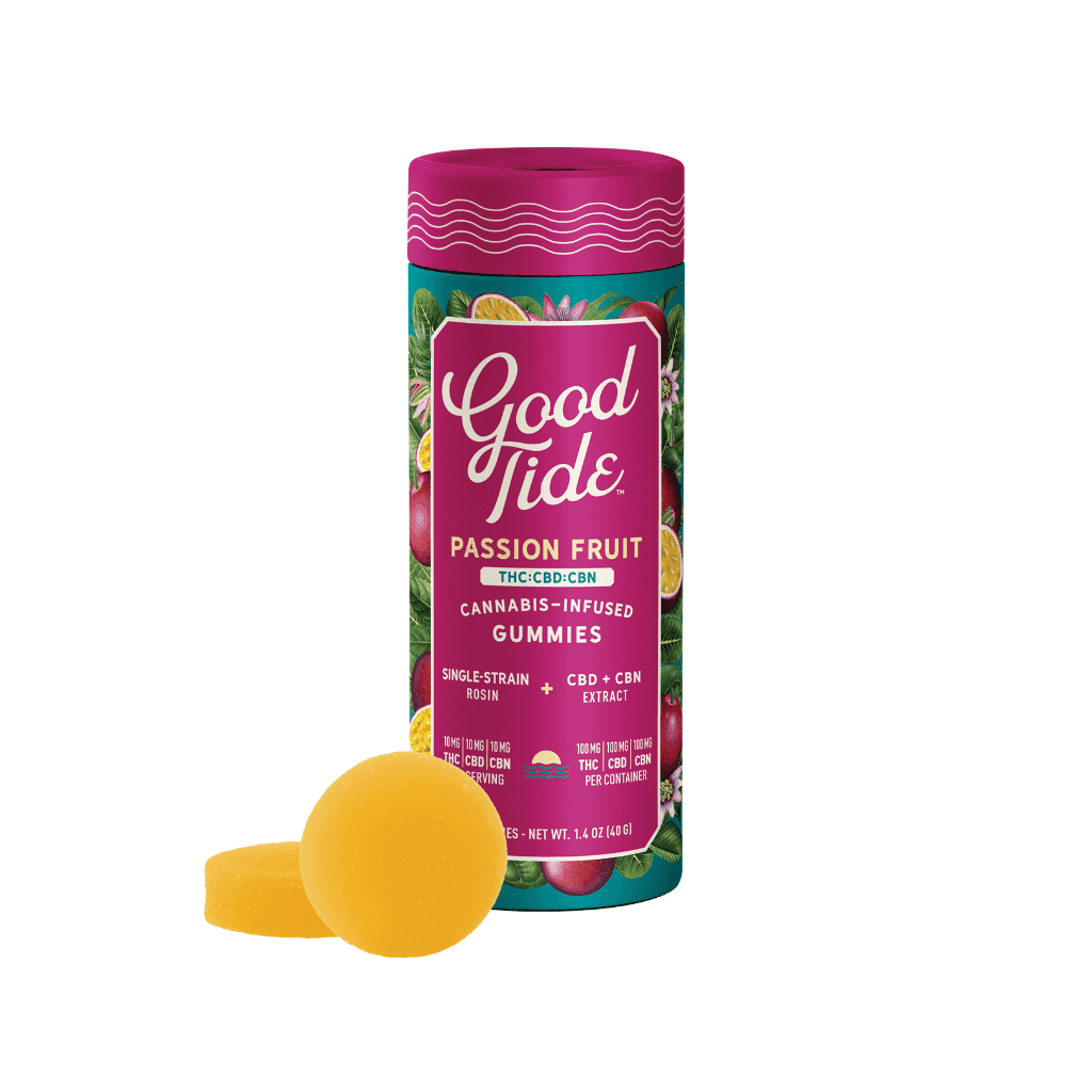 300mg - 1:1:1 - Passion Fruit - THC:CBD:CBN - Good Tide - DOH Edibles - Rosin - I