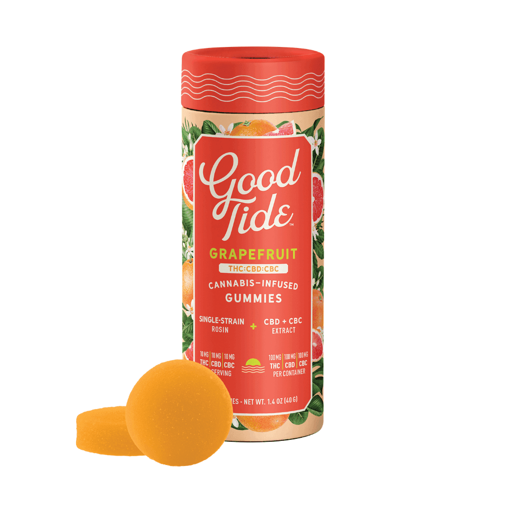 100mg - 1:1 - Grapefruit - CBD :CBC - Good Tide - DOH Edibles - Rosin - S