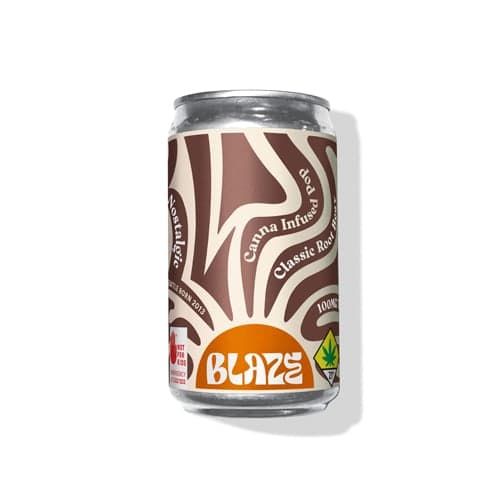 6oz - 100mg - Root Beer *Can* - Blaze Soda - DOH Drinks - H
