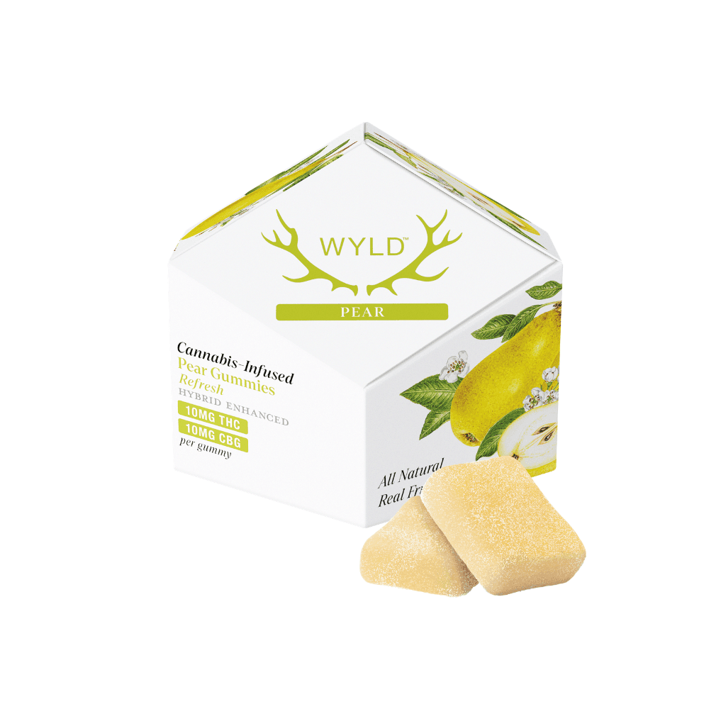 200mg 1:1 THC:CBG - Pear - Wyld - DOH Edible - Gummies - H