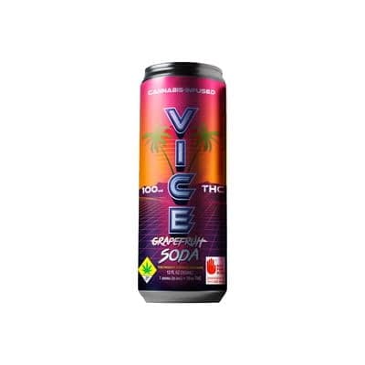 200mg - 1:1 Grapefruit - Vice Soda - DOH Infused Drink - CBG