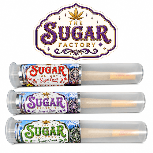 1g - Honey Runtz - The Sugar Factory - DOH Infused Preroll - Sugar Cones - H