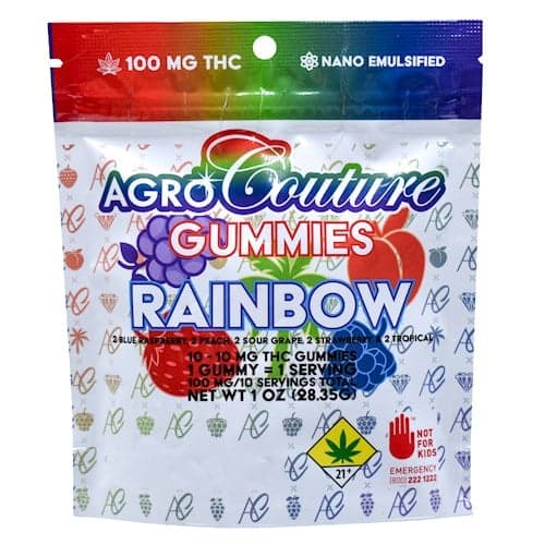 10pk - Rainbow (Variety Pack) - Agro Couture - DOH Edible - THC - H