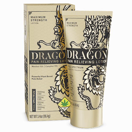 1150mg - 1:1 - Gold Squeeze Dragon Balm *Gold* - Ceres - Topical - Lotion - Squeeze - THC:CBD:CBN:CBG