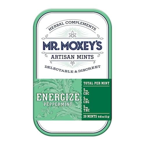 400mg - 20pk - 1:1:1 Energize Peppermints - Mr. Moxey's - CBG/THC/CBC