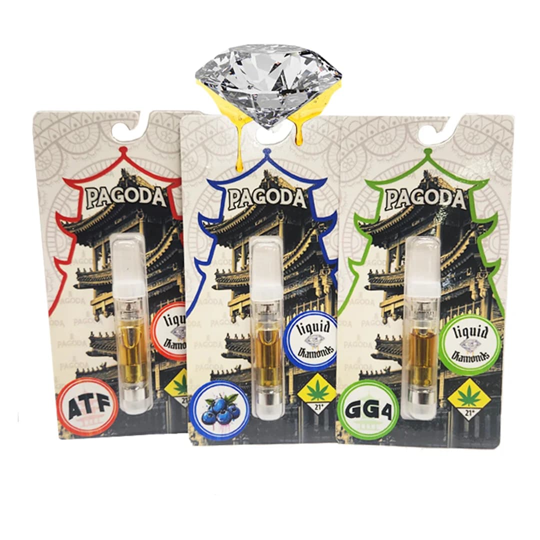 1g - Papaya - Pagoda - Cartridge - 510 - Liquid Diamonds - IH