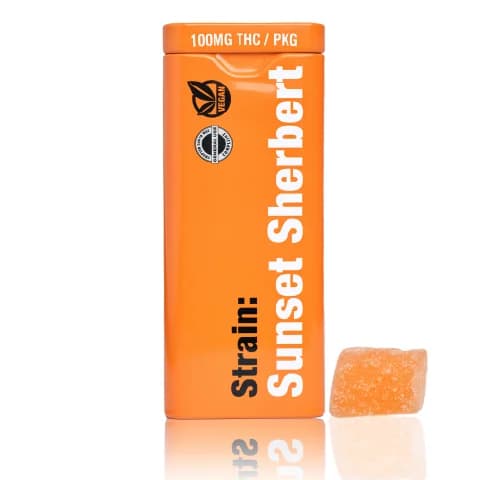 20pk - Orange *Sunset Sherbert* - Drops - DOH Edible - Live Rosin Gummies - SH