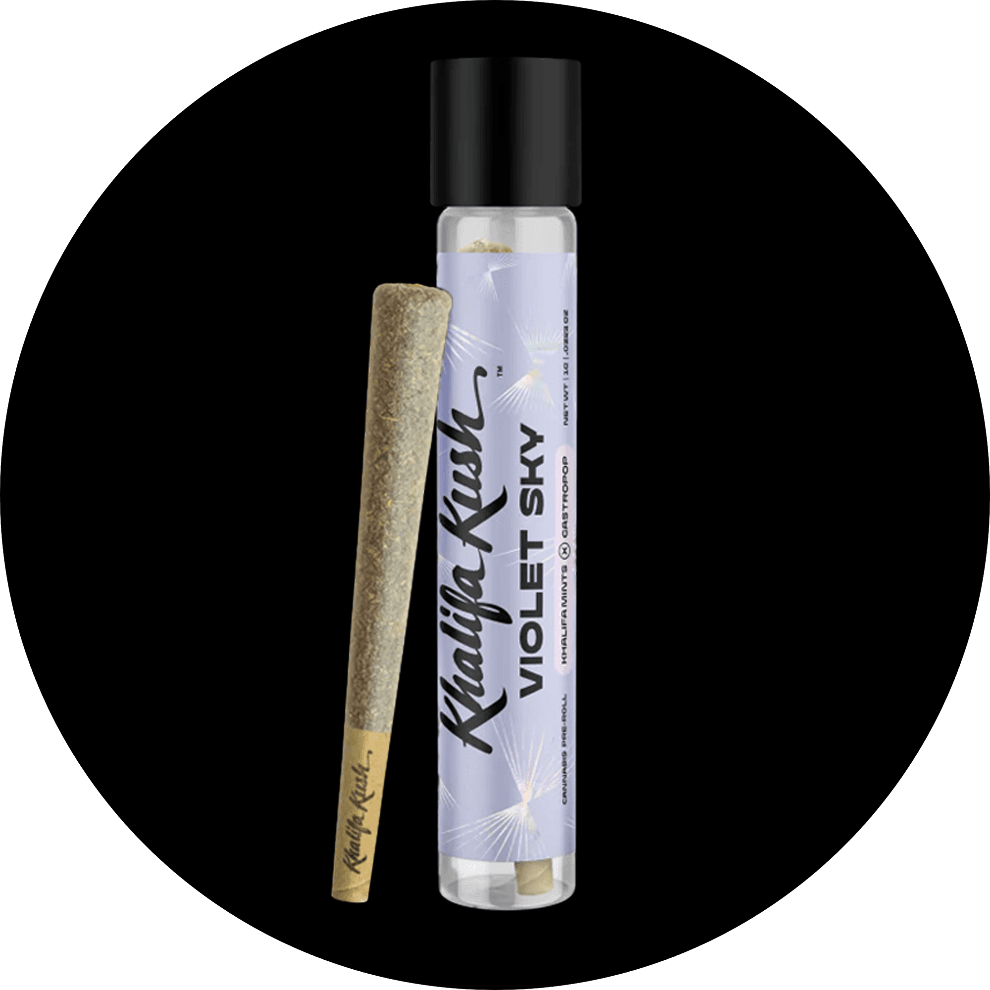 1g - Violet Sky - Khalifa Kush - DOH Preroll - H