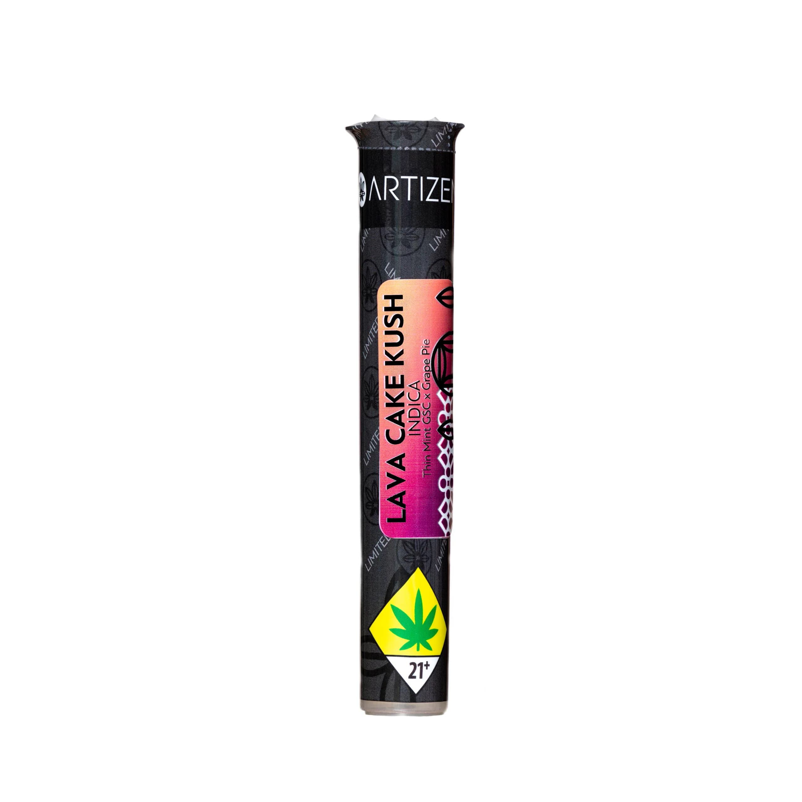 .75g - Lava Cake Kush - Artizen - Prerolls - DOH Compliant - IH
