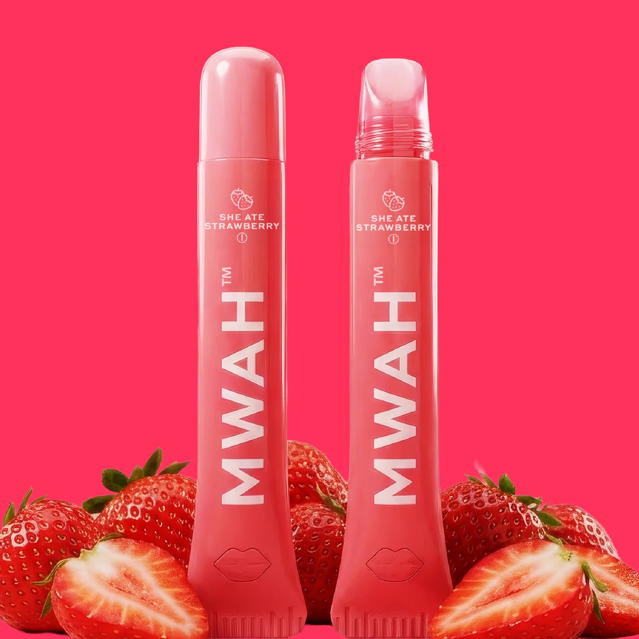 1g - She Ate Strawberry *Lip Gloss* - MWAH - DOH Cartridge - Disposable - I