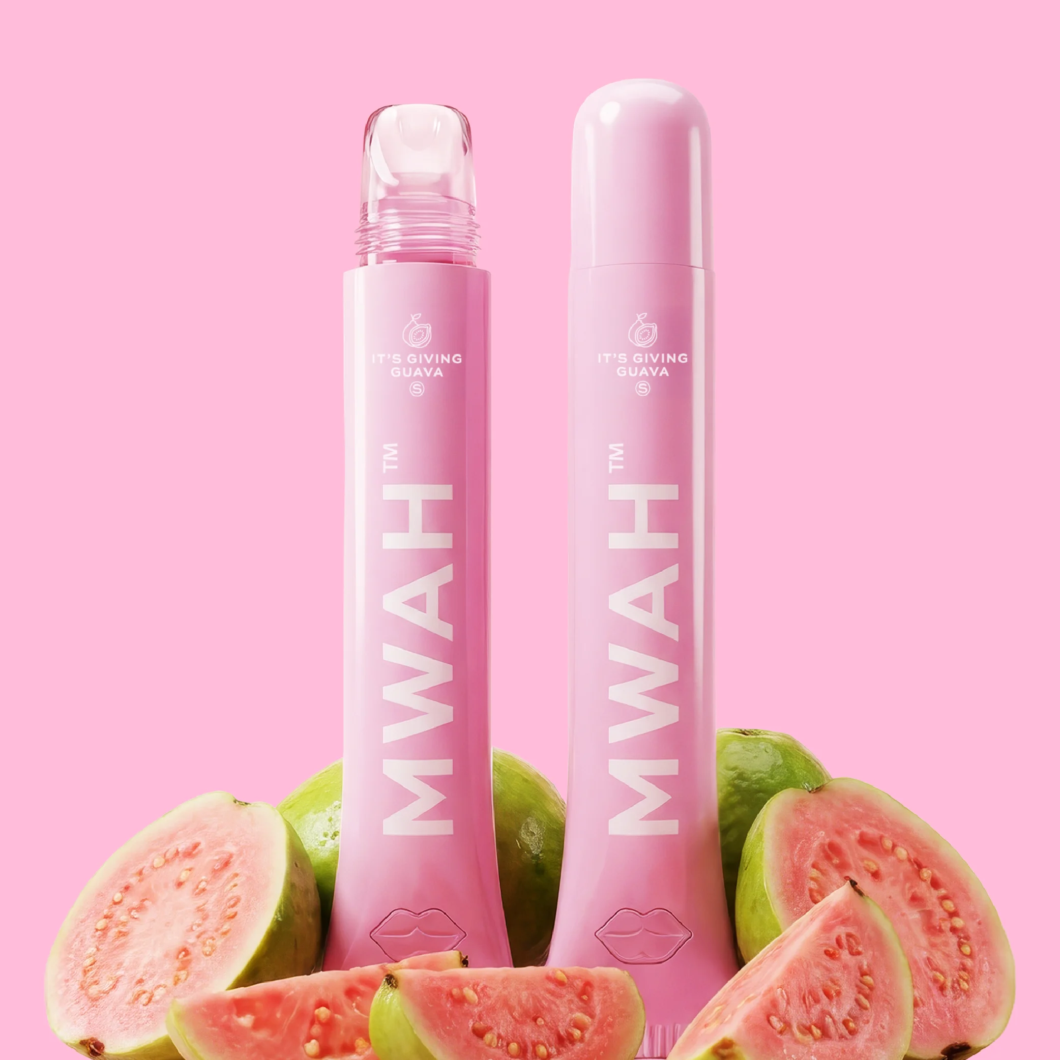 1g - Its Giving Guava *Lip Gloss* - MWAH - DOH Cartridge - Disposable - S
