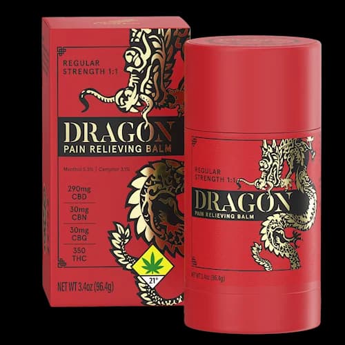 3.4oz - 640mg - 1:1 - Dragon Balm - Ceres - Topical - Roll On - THC:CBD