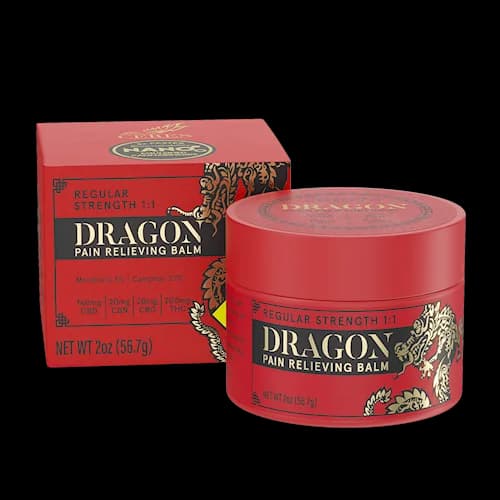 2oz - 350mg - 1:1 - Dragon Balm - Ceres - Tropical - Jar - Balm - THC:CBD:CBN:CBG