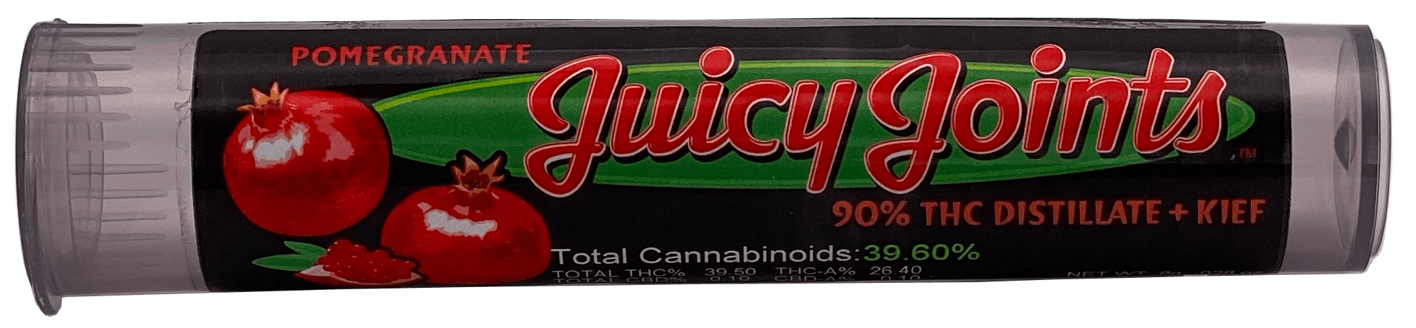 .8g - Pomegranate - Juicy Joints - Infused Prerolls - H