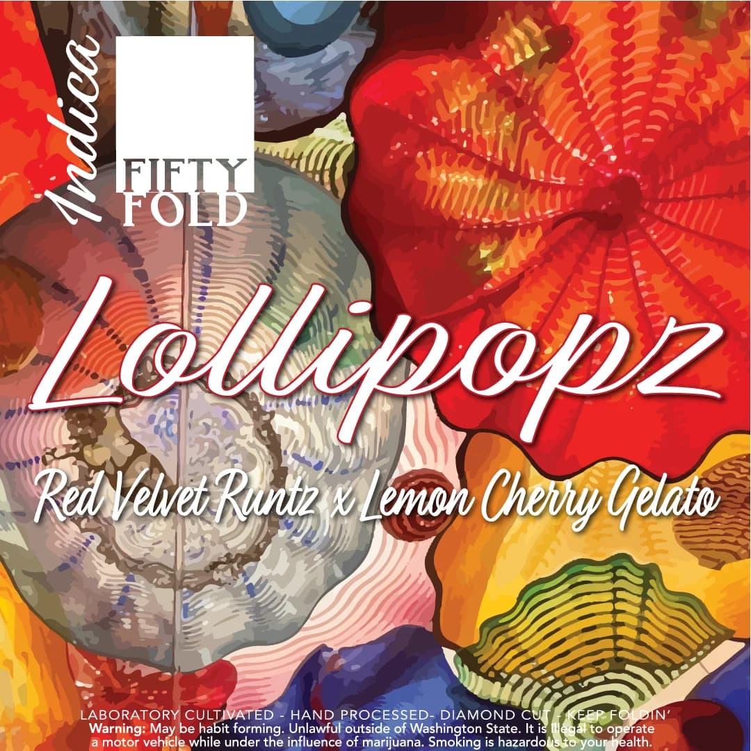 .75g - Lollipopz Snickerdoobie - Fifty Fold - DOH Infused Preroll - I