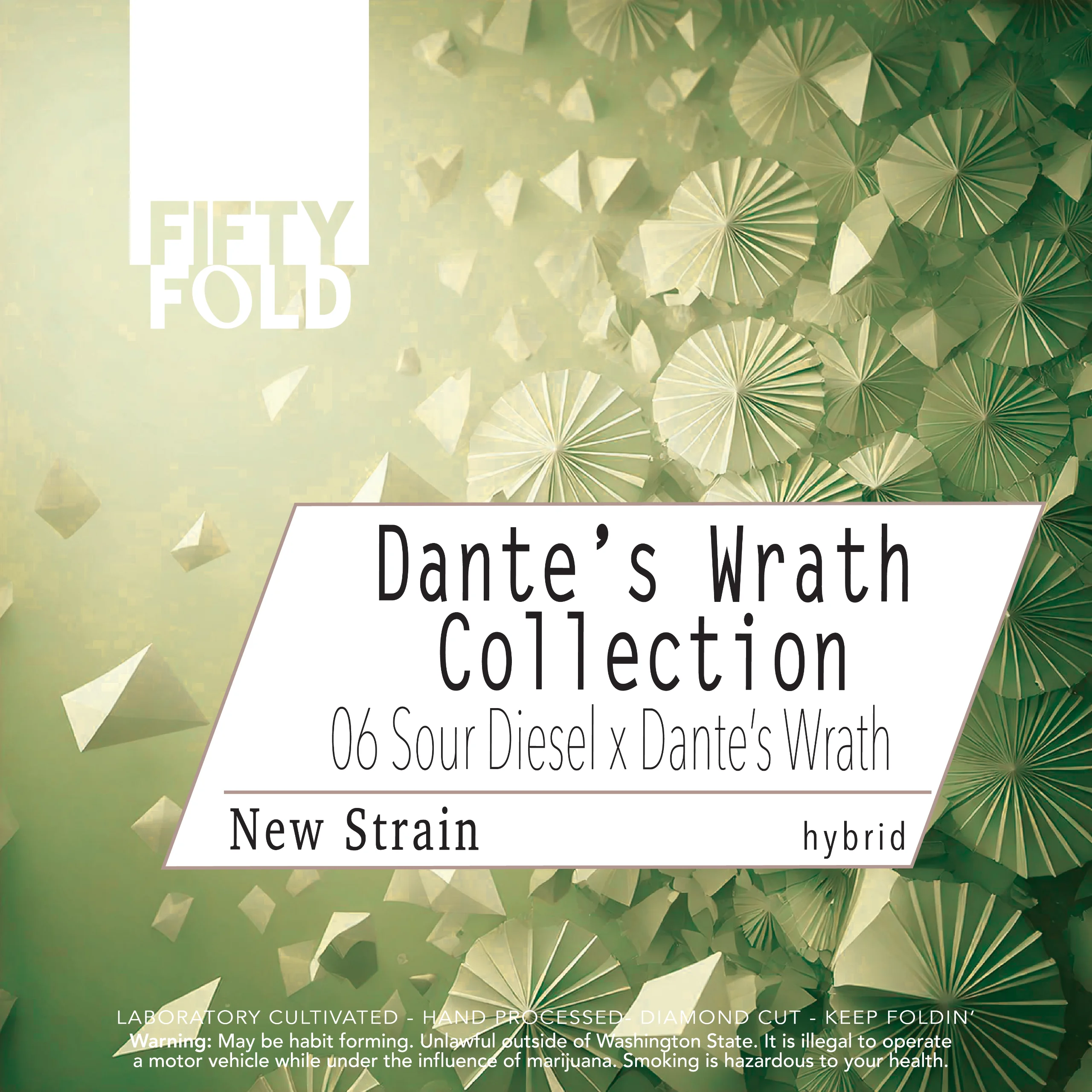 .75g - '06 Sour Diesel x Dante's Wrath *Snickerdoobie - Fifty Fold - DOH Infused Preroll - H