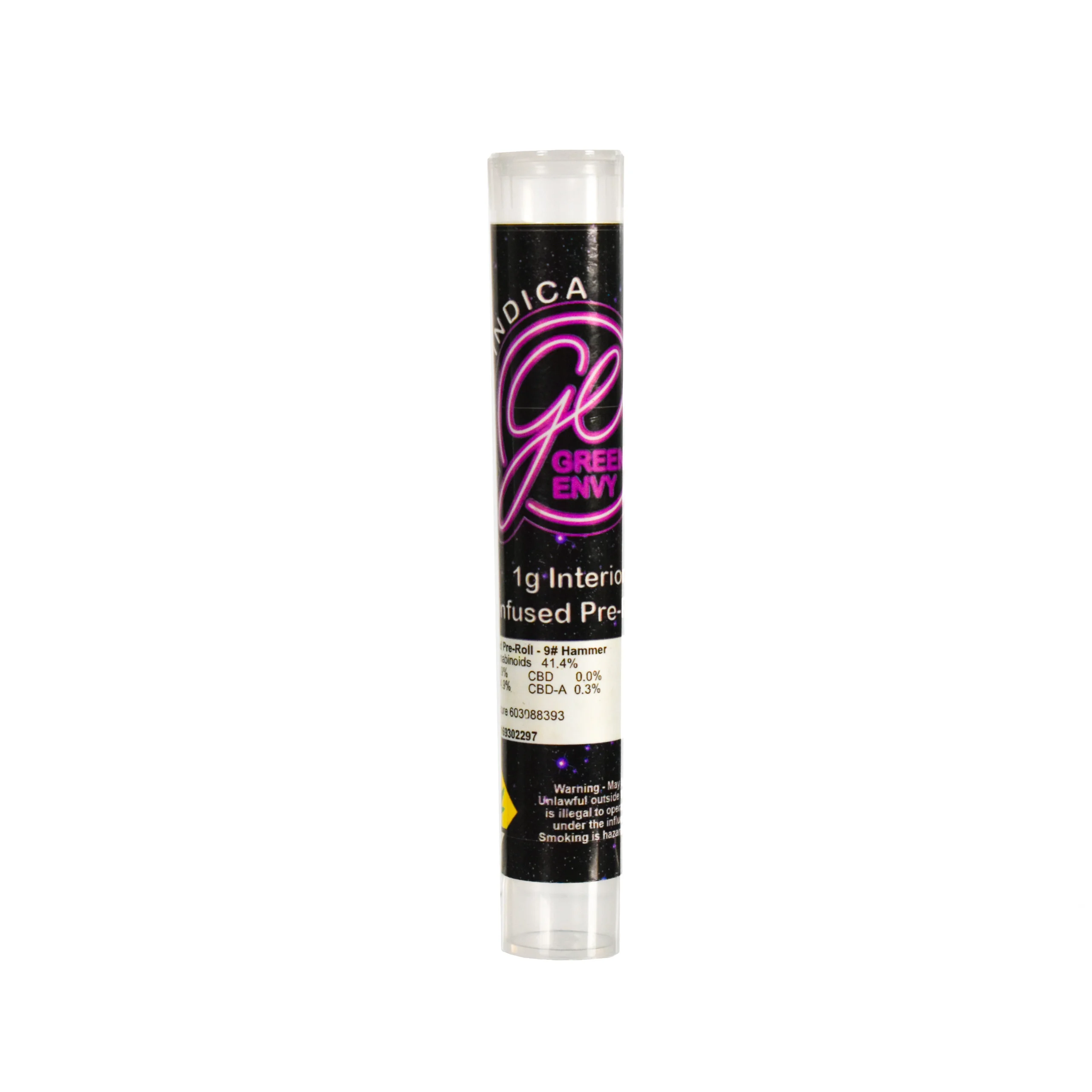 1g - 9lb Hammer - Green Envy - DOH Infused Preroll - I
