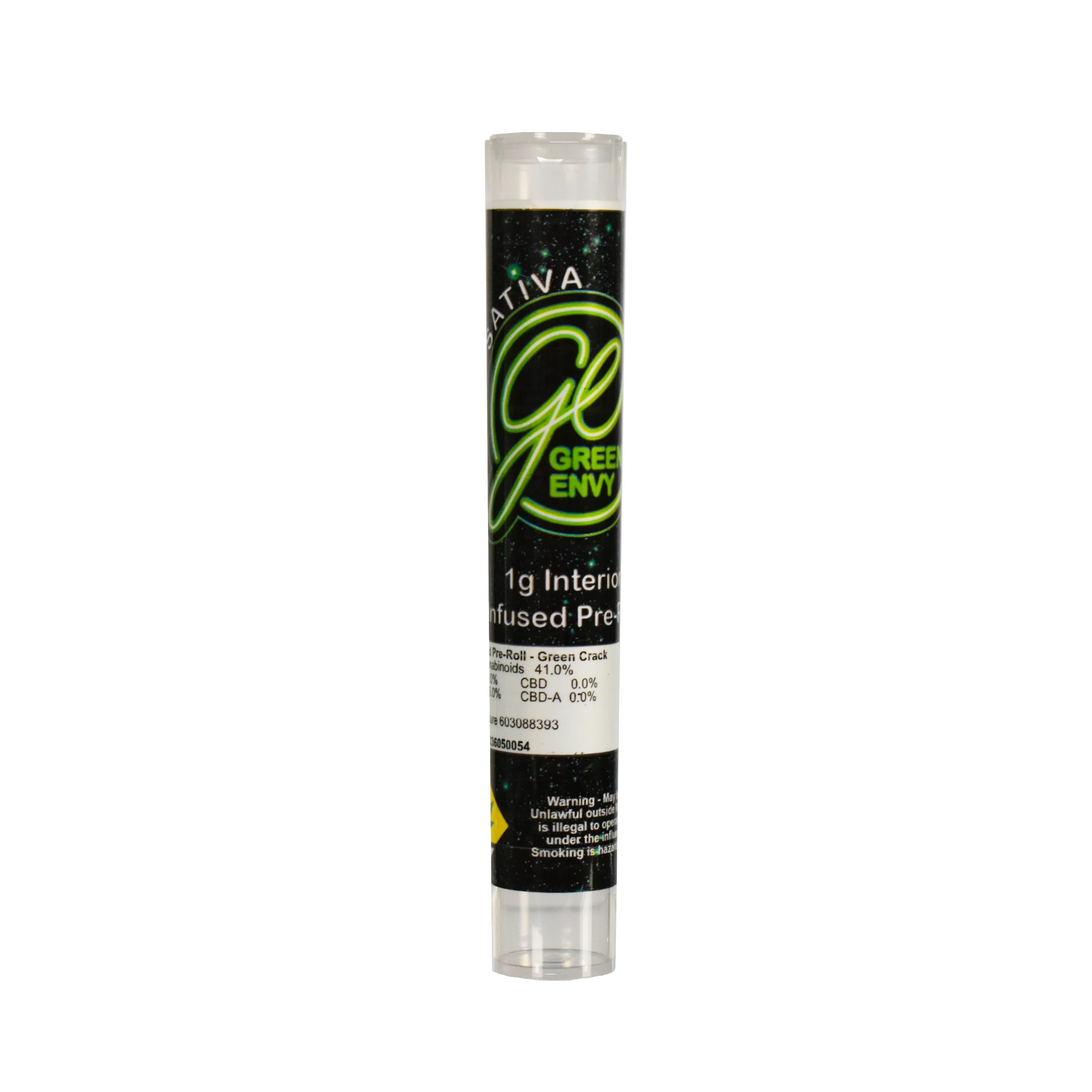 1g - Chem Dawg - Green Envy - DOH Infused Preroll - H