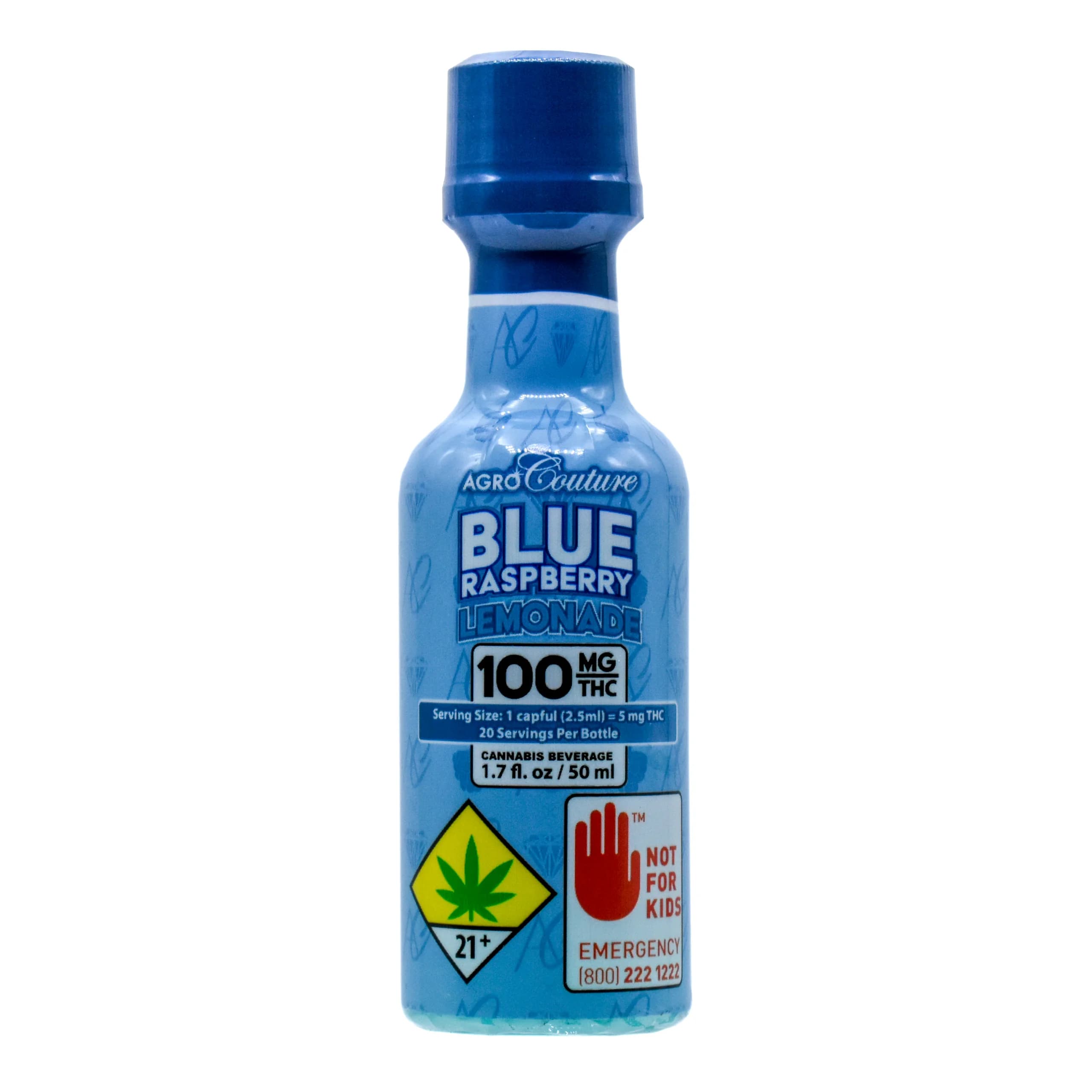 1.7fl - 200mg - 1:1 Blue Raspberry Lemonade - Agro Couture - DOH Drink - H