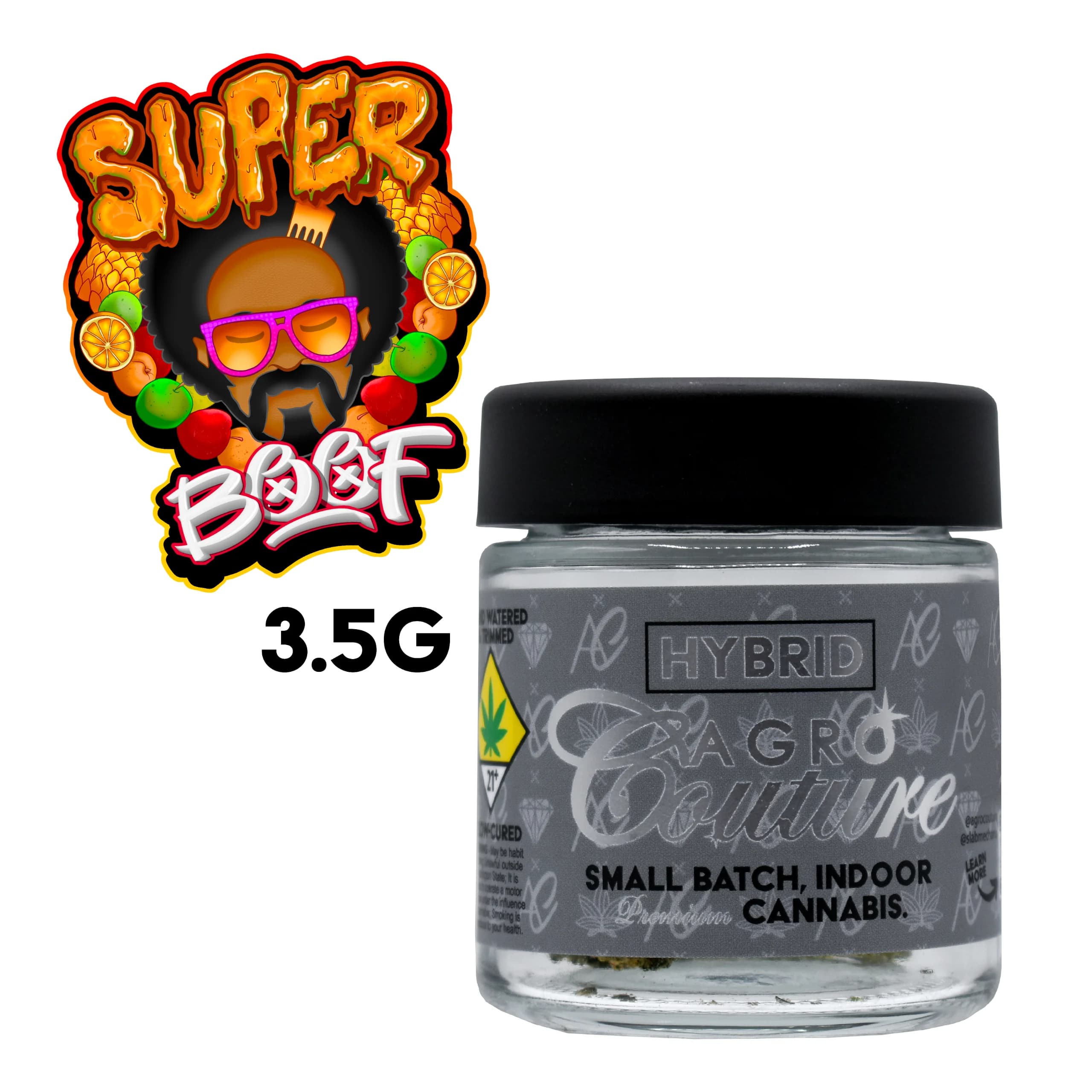 3.5g - Super Boof - Agro Couture - DOH Flower - H