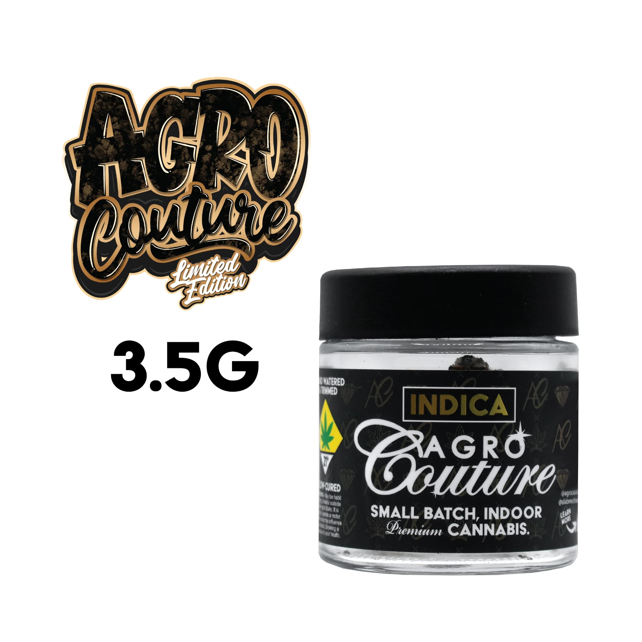 3.5g - Rosebud Kush - Agro Couture - DOH Flower - I