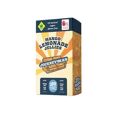 100mg - 10pk - Mango Lemonade - Journeyman - DOH Edible - Gummy - H