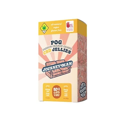 10pk - 510mg - 50:1 - POG Lemonade - Journeyman - Edibles - DOH Compliant - Gummies - H - CBD:THC