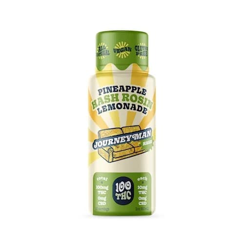 100mg - Pineapple Lemonade *Hash* - Journeyman - DOH Drink - Shooter - H