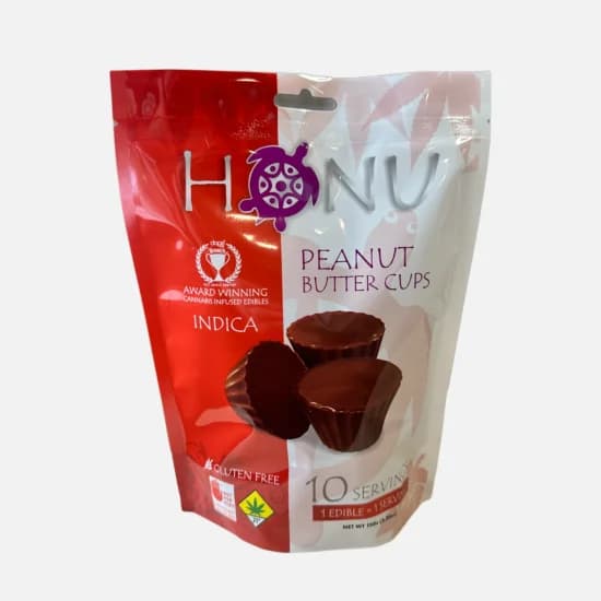100mg - 10pk - Peanut Butter Cup Indica - Honu - DOH Edibles - I