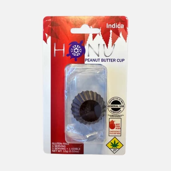 10mg - Peanut Butter Cup Indica - Honu - DOH Edible - I