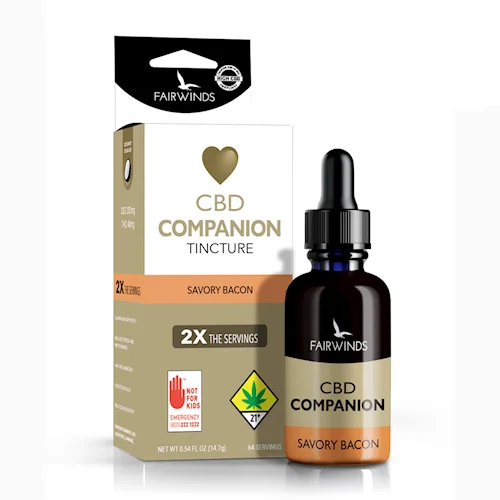 15ml - CBD Companion Bacon - Fairwinds - Tincture - DOH Tincture