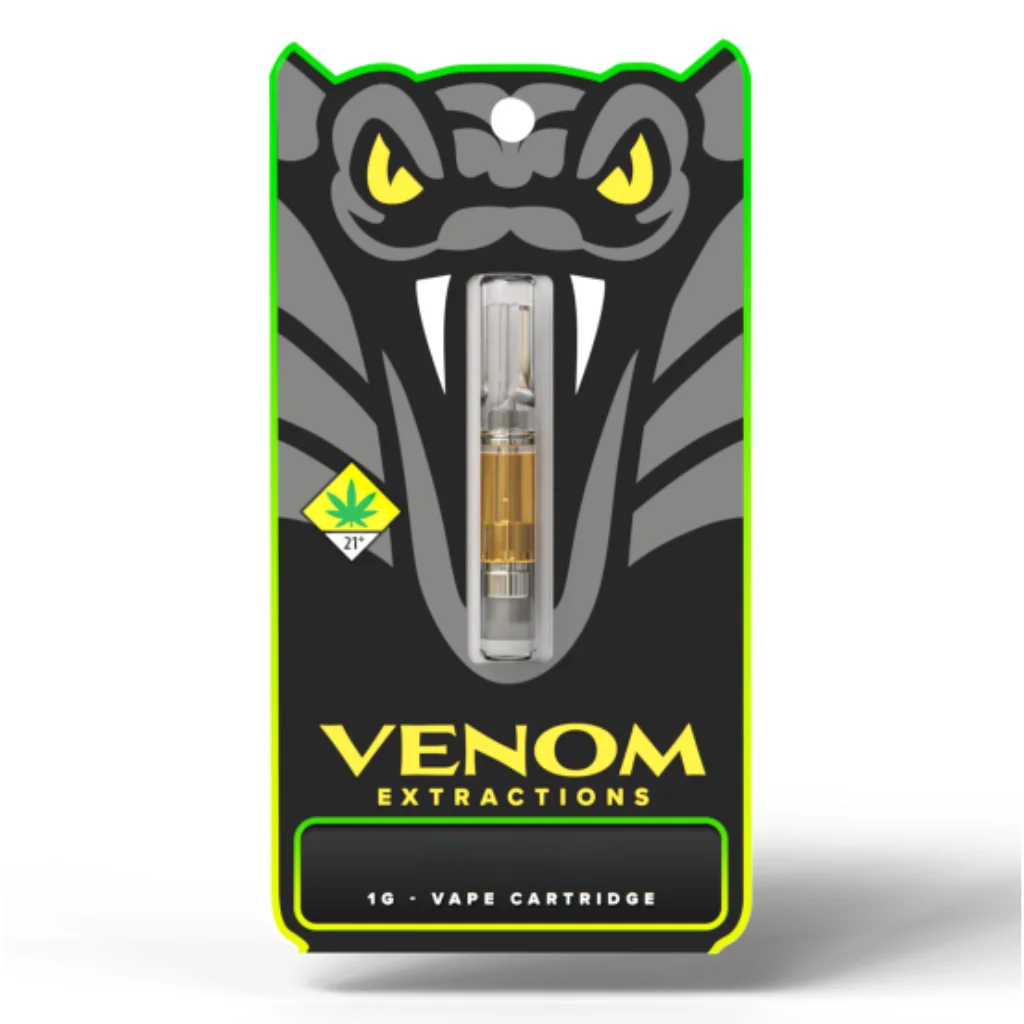 1g - Blueberry Widow - Venom - 510 Cartridge - Distillate - H