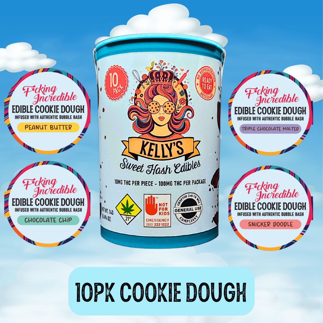 10pk - 100mg - Snickerdoodle *Mini Waffle Cones* - Kelly's - DOH Edible - H