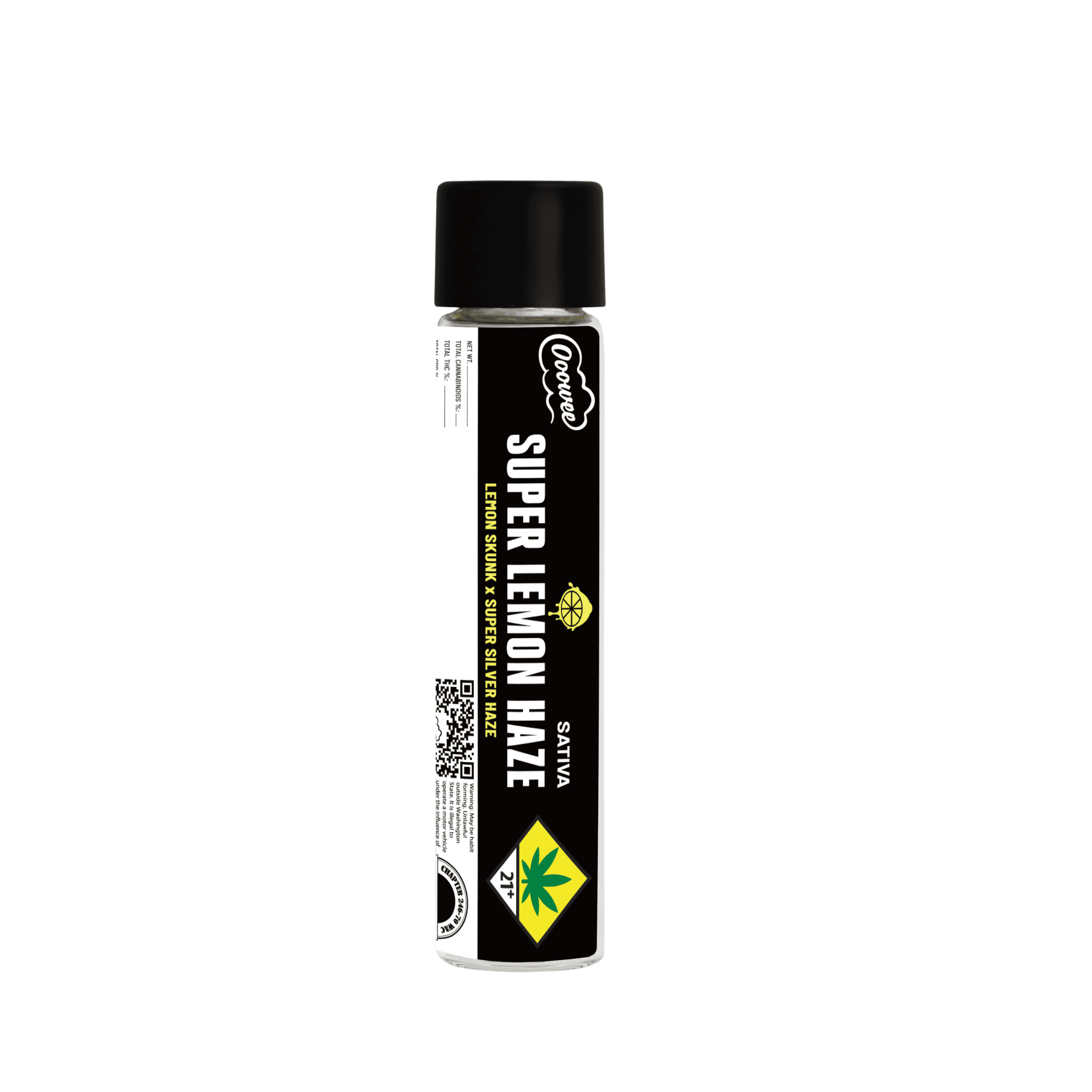 1g - Super Lemon Haze - Ooowee - DOH Preroll - S
