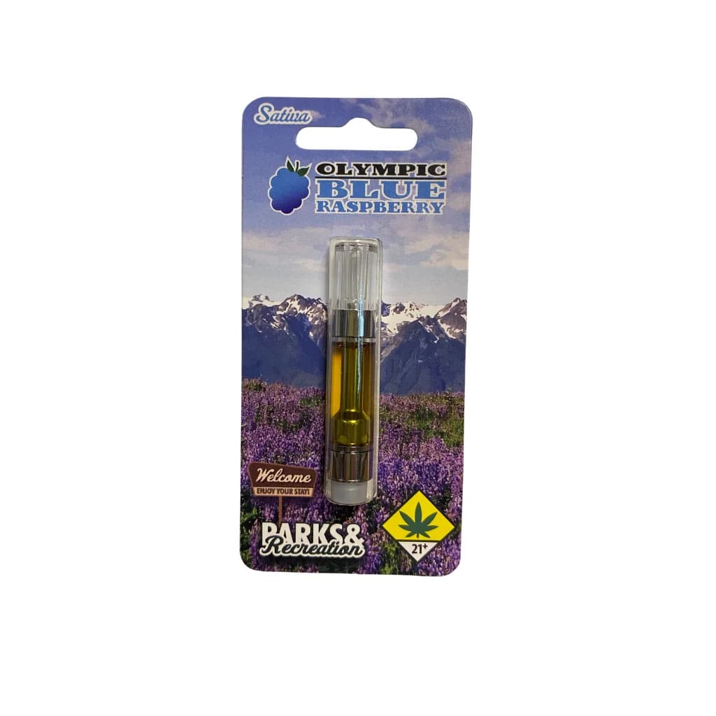 1g - Olympic *Blue Raspberry - Parks & Recreation - 510 Cartridge - S