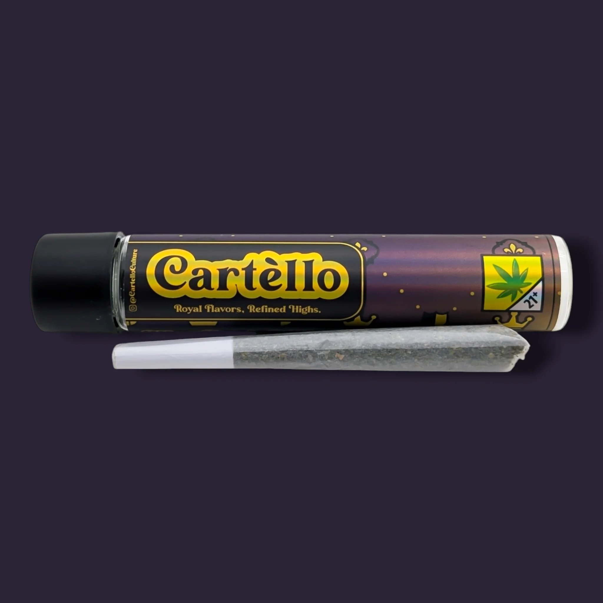 1g - Cherry Pie - Cartello Cannabis - DOH Infused Preroll - THCa Batter - H