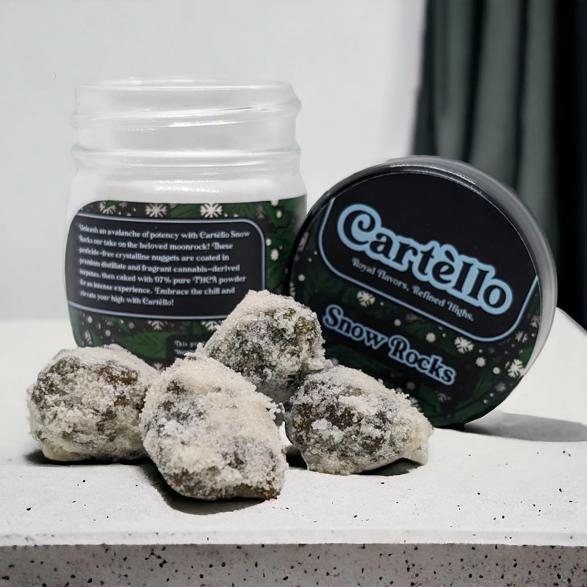 1g - Cherry Pie - Cartello Cannabis - DOH Concentrate - THCa Snow Rocks - H