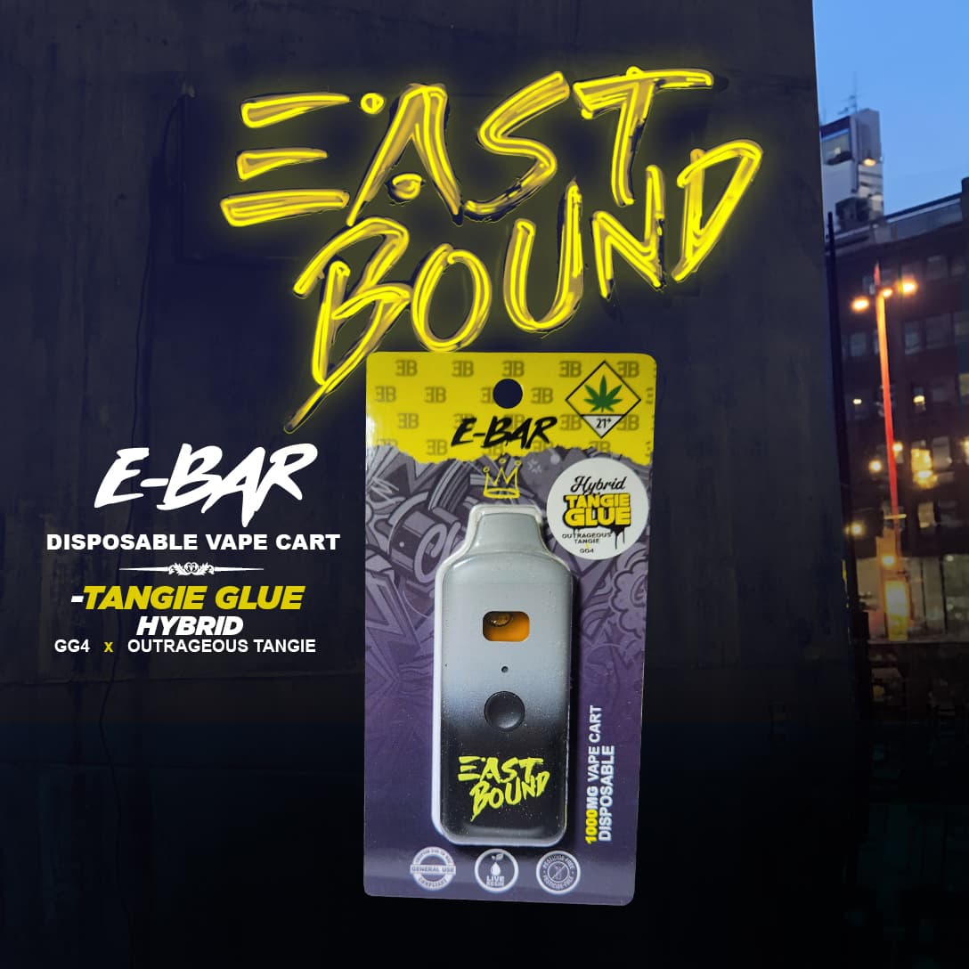 1g - Tangie Glue - East Bound - DOH Cartridge - Disposable - Live Resin - Flavor - H
