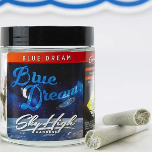 2pk - .6g - Blue Dream - Sky High Gardens - DOH Preroll - S