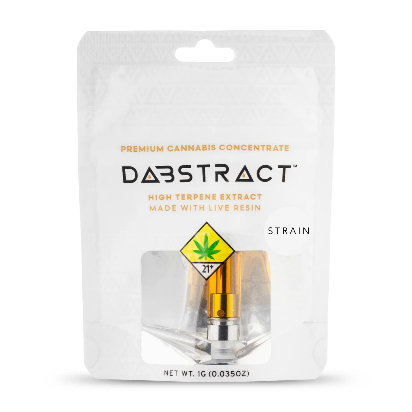 1g - Wedding Cake - Dabstract - DOH Cartridge - 510 - Live Resin - H