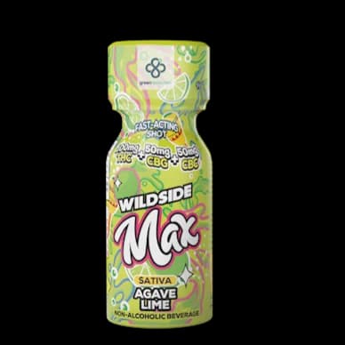 100mg - 2:1:1 - Agave Lime - Wildside Max - Shot - DOH Drinks - THC:CBG:CBC