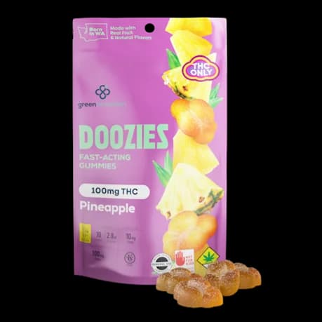100mg - Pineapple *Fly* - Doozies - DOH Edible - S