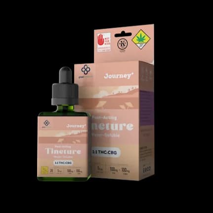 29ml - 200mg- 1:1 Journey - Green Revolution - DOH Tincture - THC:CBG