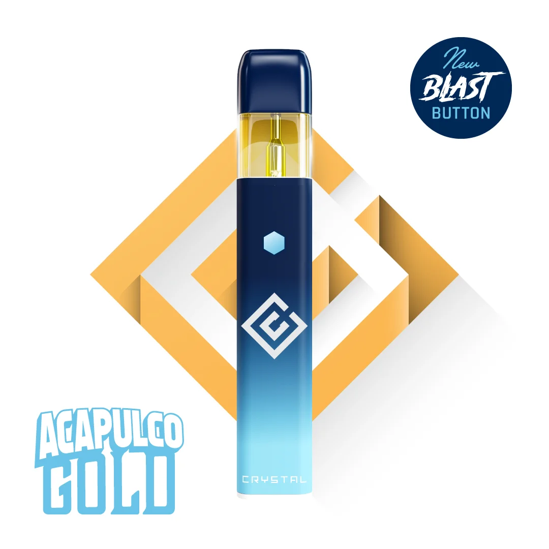 1g - Acapulco Gold - Crystal Clear - Distillate - DOH Cartridge - Disposable - S