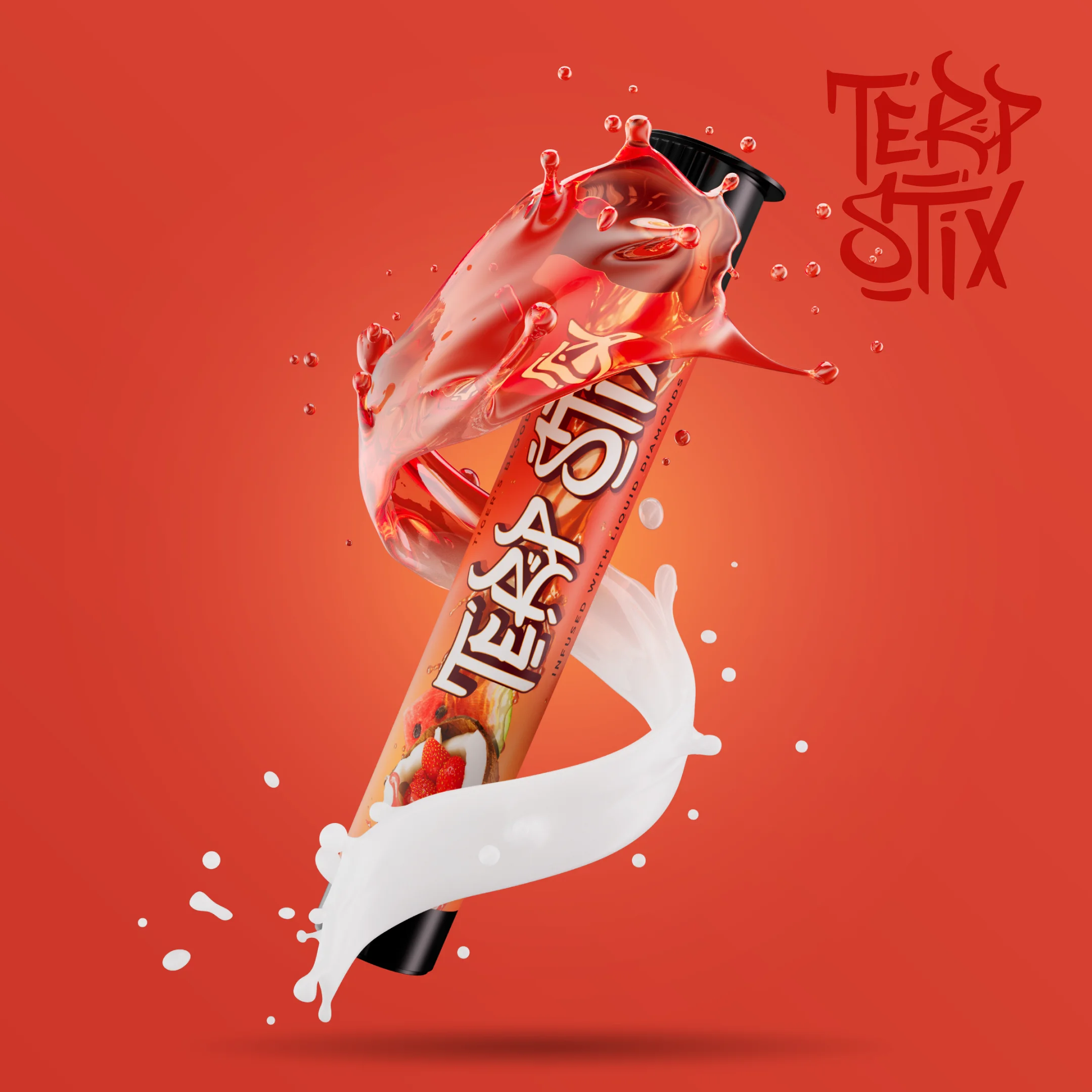 1g - Tigers Blood - Terp Stix - DOH Infused Prerolls - I