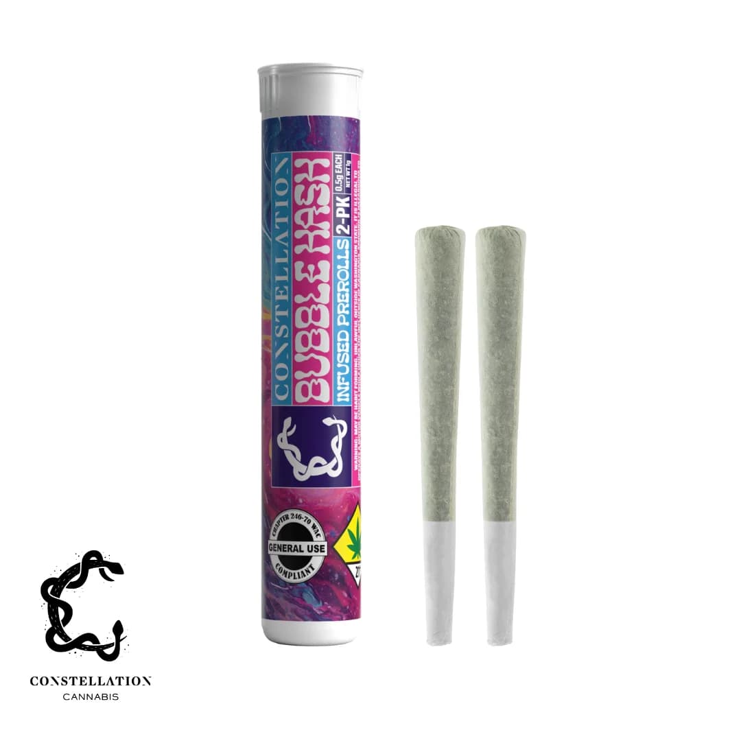 2pk - .5g - Gary Payton - Constellation Cannabis - Infused Preroll - DOH Compliant - Solventless Hash - H